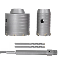 Foret à maçonnerie SDS PLUS TCT de haute qualité et haute efficacité 75/80/85 mm pour le perçage de trous creux dans les murs, briques, blocs, ciment