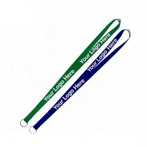 Cordon personnalisé en polyester avec logo pour permis de travail, cordon en nylon sérigraphié, sangle de suspension pour téléphone - Product Image 2