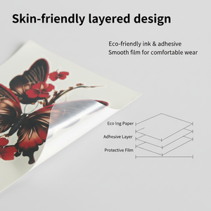 OEM y ODM: Tatuajes temporales de transferencia de agua de larga duración y alta calidad para hombres, mujeres y niños – venta al por mayor y hechos a medida - Product Image 2