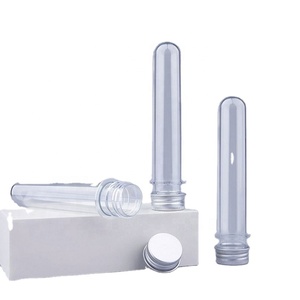 High Quality USB Data Cables Storage Container Food Grade clear <b>Plastic</b> Candy Jars PET Test <b>Tubes</b> With Silver Aluminum Lid - Product Image 1