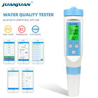 Testeur de qualité de l'eau compatible étanche BLE-9902 PH mètre EC à température 3 en 1 avec application