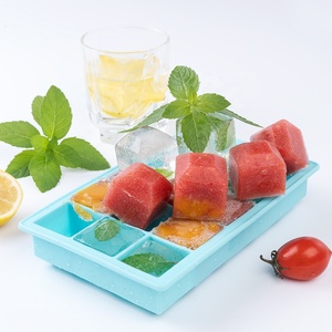 Moule à glace en silicone réutilisable en gros, haute flexibilité, démoulage facile, sans BPA, qualité alimentaire, grande capacité, compatible congélateur, pour cuisine - Product Image 2
