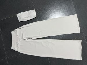Conjunto de yoga de 2 piezas para mujer: <span class=keywords><strong>Ropa</strong></span> deportiva transpirable, ajustada, con efecto levantacola, para fitness y actividades al aire libre - Product Image 5