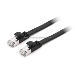 Phẳng cáp <span class=keywords><strong>Ethernet</strong></span> <span class=keywords><strong>CAT5e</strong></span> CAT6 UTP vá dây bị mắc kẹt đồng nguyên chất RJ45 vá Cáp OEM - Product Image 1