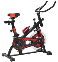 Vélo de spinning magnétique en acier inoxydable pour usage domestique, affichage numérique, design portable pour l'entraînement