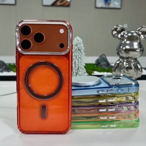 เคสโทรศัพท์ Senyork Factory แบบใส ป้องกันรอยนิ้วมือ กันกระแทก ผลิตจาก TPU นิ่ม รองรับการชาร์จไร้สายแบบแม่เหล็ก สีสันสดใส ขายส่ง - Product Image 5