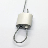 Kit de suspension avec pince à câble réglable, système de suspension de plafond en métal robuste pour luminaires