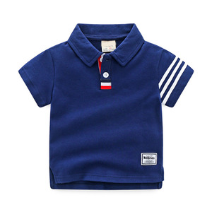 Camiseta Polo de Verano para Bebé Niño, Manga Corta, Cuello Solapa, Compresión, Secado Rápido, Transpirable, 2-7 Años, Ropa Infantil - Product Image 3