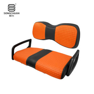 Yamaha G29 Golf Cart Leather <b>Seat</b> <b>Cushion</b> with Backrest; Color Texture Selectable-Direct Source Manufacturer - Product Image 3