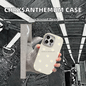 Coque de téléphone antichoc de luxe transparente en TPU avec anneau magnétique électroplaqué et sangle, motif cœur noir, bords incurvés - Product Image 2