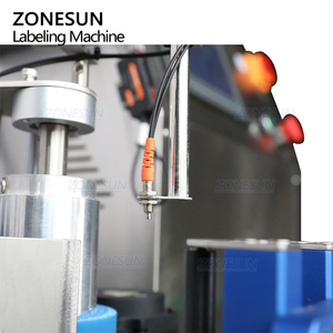ZONESUN ZS-ETB150 Automatic Tabletop Full Electric Self-adhesive Sticker Cosmetic Glass Plastic Round <b>Bottle</b> Labeling <b>Machine</b> - Product Image 2