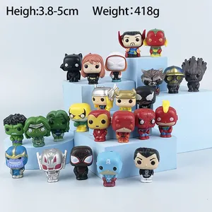 Bán Buôn 24 Mini Phổ Biến Siêu Anh Hùng Spider-Man Bộ Sưu Tập PVC Mô Hình Đồ Chơi Hành Động Búp Bê Hộp Quà Tặng