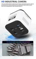 Caméra de microscope vidéo 4K ultra HD IMX678 Type-C pour l'industrie PC, microscope numérique 7-180X