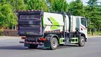 Camion compacteur de déchets électrique 9 tonnes 9 m³ avec batterie CATL 4x2 à chargement arrière pour la collecte des déchets municipaux