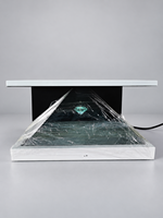 Vitrine holographique 3D à imagerie réfléchissante pour comptoirs de cosmétiques et présentoirs de produits en showroom de marques