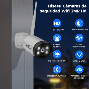 กล้องวงจรปิดไร้สาย Full HD 3MP สำหรับภายนอกอาคาร มาตรฐาน IP66 รองรับ Alexa พร้อมระบบมองเห็นกลางคืนแบบสี เสียงสองทาง เชื่อมต่อผ่านเครือข่าย P2P IP CCTV รุ่น TZ-HB315 - Product Image 2