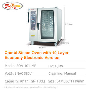 Forno a vapore combinato elettrico commerciale da banco - Product Image 3