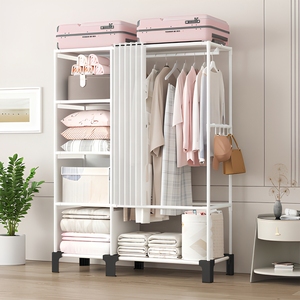 Appendiabiti Moderno in Metallo da Terra a Soffitto, Antipolvere, Multifunzionale per Camera da Letto - Product Image 1