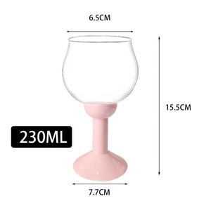 Verres à vin en plastique PS transparents de 230 ml, logo personnalisé pour flûtes, réutilisables, incassables, style moderne et luxueux pour mariage - Product Image 5