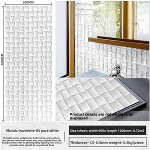 Panneau de mosaïque en travertin MCM, mosaïques de grande taille, carreaux en céramique d'argile modifiée pour revêtement mural intérieur - Product Image 5