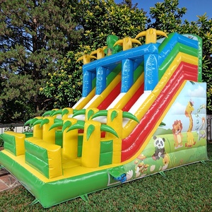 Klaluen Ngoài Trời Trượt Bơm Hơi Lâu Đài <span class=keywords><strong>Bouncy</strong></span> 4M * 6M PVC Cây Bơm Hơi Trượt <span class=keywords><strong>Bouncy</strong></span> Nhà Trong Nhà Thuê <span class=keywords><strong>Jumper</strong></span> Cho Trẻ Em - Product Image 6