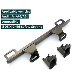 Cinturón <span class=keywords><strong>de</strong></span> <span class=keywords><strong>seguridad</strong></span> Universal <span class=keywords><strong>de</strong></span> acero para coche, soporte <span class=keywords><strong>de</strong></span> montaje ISOFIX para <span class=keywords><strong>Audi</strong></span> <span class=keywords><strong>A4</strong></span> A6 A6L - Product Image 3