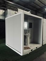 Toilettes portables, Maison préfabriquée, Chariot élévateur, Grue, Maison conteneur, Usine, En stock, Salle de bain préfabriquée moderne et démontable