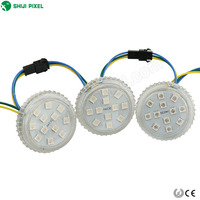 Module LED RGB plat 50 mm pour divertissement, type Pixel UCS2903, avec 12 LED, lumière ponctuelle cabochon