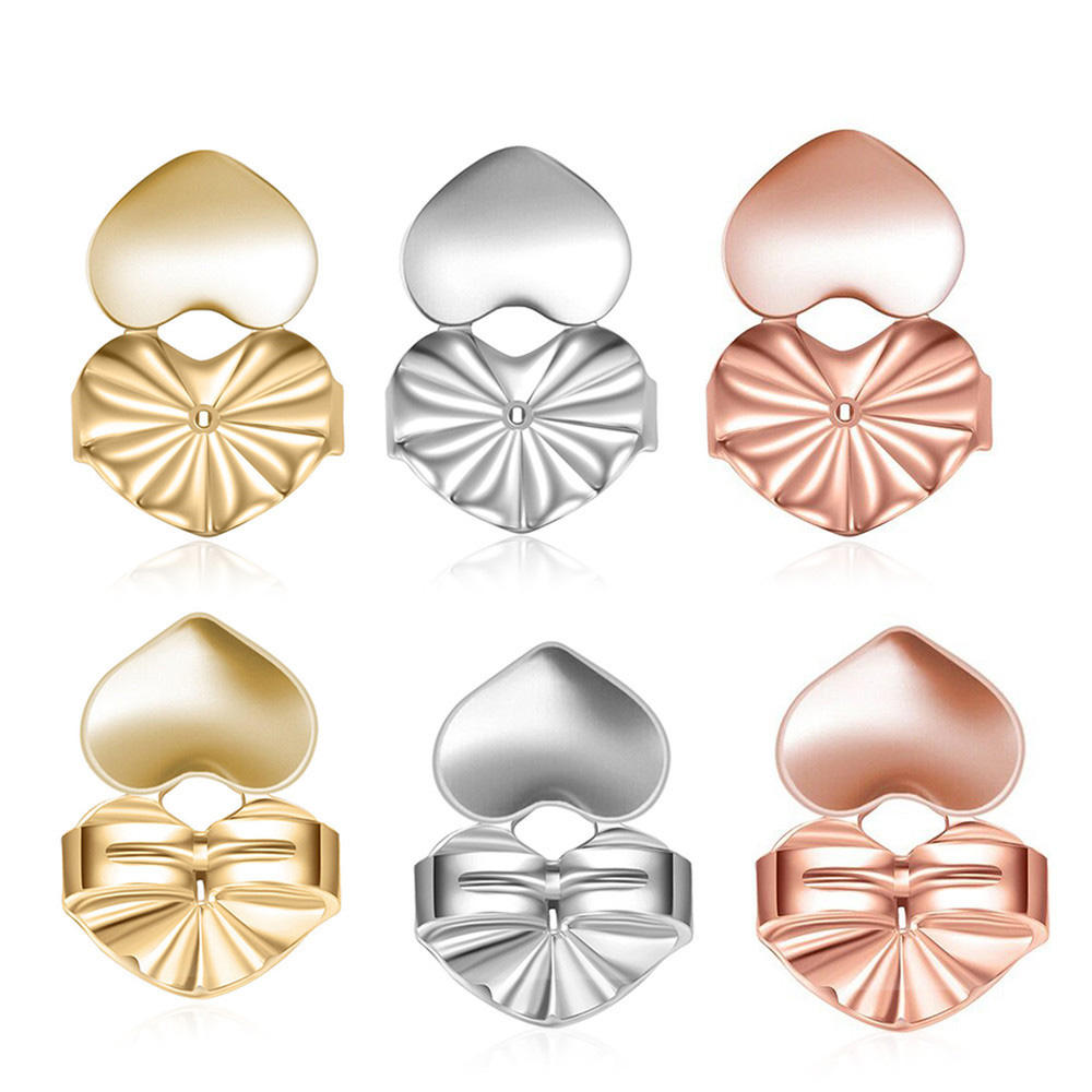 Earring Support Lifters Heavy Back Lobe Backing Bax Secure