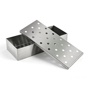 Boîte à fumée en acier inoxydable robuste pour grillades au gaz, au charbon <span class=keywords><strong>de</strong></span> <span class=keywords><strong>bois</strong></span> ou électriques, accessoire BBQ pour ajouter une saveur fumée - Product Image 5