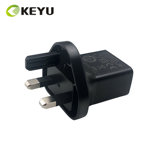 Adaptateur de <span class=keywords><strong>chargeur</strong></span> mural <span class=keywords><strong>5V</strong></span> <span class=keywords><strong>1A</strong></span> 1000MA 500MA 0.5A avec prise 3 broches UK, approuvé CE UKCA pour tablettes - Product Image 1