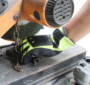 NMSHIELD定制TPR工作手套<span class=keywords><strong>2</strong></span>级Ansi耐切割EN388认证通用耐冲击手套 - Product Image 4