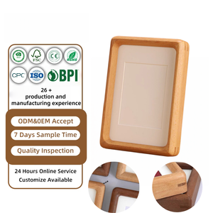 Cadre photo en bois massif, cadre photo vintage en <span class=keywords><strong>noyer</strong></span>, cadre minimaliste aux coins arrondis, cadeau commémoratif pour chien, décoration <span class=keywords><strong>de</strong></span> bureau, directement <span class=keywords><strong>de</strong></span> l'usine - Product Image 4