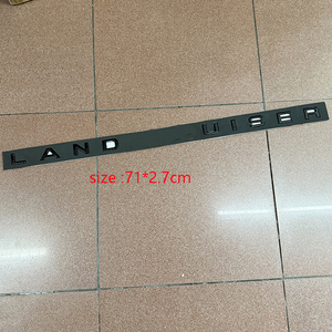 Emblema para LANDCRUISER LAND CRUISER en Negro/Plata Letras para Coche Capó Delantero Parrilla Insignia Maletero Trasero Calcomaní<span class=keywords><strong>a</strong></span> Adhesiva Estilo Hecho de ABS - Product Image 4