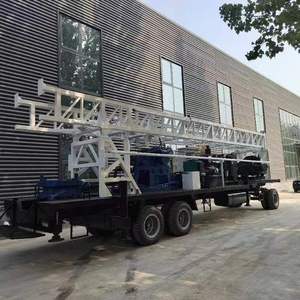 Impianto di Perforazione Idraulico Completo su Rimorchio per Pozzi d'Acqua da 400m 600m 800m 1000m per l'Estrazione di Uranio in Uzbekistan e Kazakistan - Product Image 1