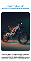 Vélo électrique Enduro léger de 59 kg, Surron 10 kW, batterie 72 V 35 Ah, couple de 295 Nm, GPS, connectivité T-Box APP, moto tout-terrain