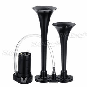 Bocina Eléctrica de Aire de 180 dB y 12 V con Doble Trompeta, Súper Potente, con Válvula Solenoide, para Vehículos, Autos, SUV, Camiones, RV, Barcos - Product Image 4