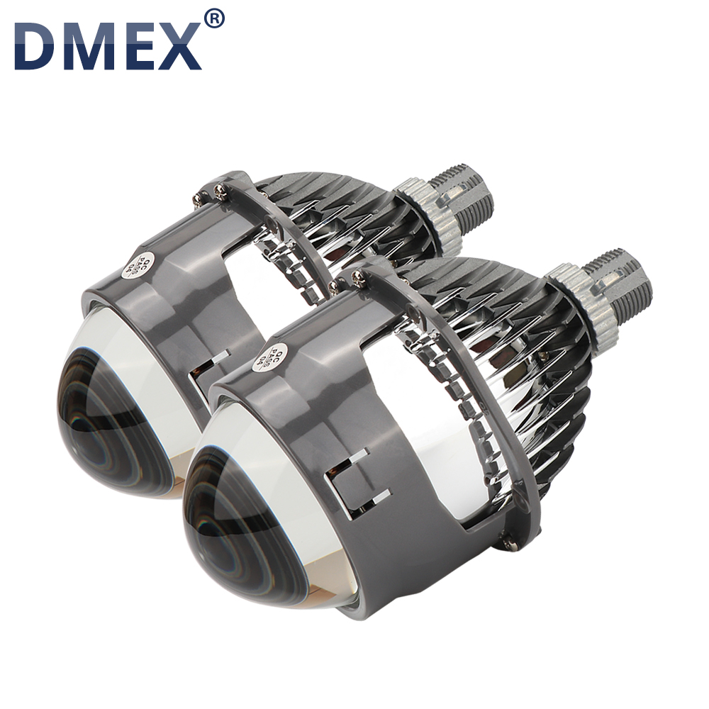 DMEX новые E4 2,5 дюйма 40 Вт 4500Lm 6000K Bi светодиодный объектив проектора H7 модифицированный высокий ближнего и дальнего света фар H4 9005 9006
