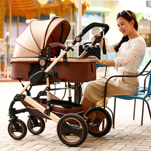 Poussette bébé pliable compacte et légère en alliage d'aluminium, 2-en-1/3-en-1, avec siège <span class=keywords><strong>auto</strong></span>, sur mesure, pour vente en gros - Product Image 1