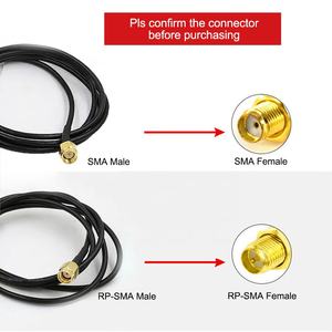 Antenna auto Mobile 433 868 915MHz 2.4G GSM 4G 5G 5.8G Flat Patch WIFI 4G LTE Antenna per finestra del veicolo adesivo - Product Image 3