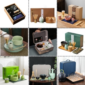Kit Matcha Cérémonie de Thé Japonais Personnalisable avec Logo, Fouet Chasen en <span class=keywords><strong>Bambou</strong></span> Bio et Bol à Matcha de 4 à 7 Pièces avec Bec Verseur - Product Image 2