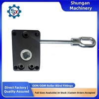 Accessoires pour rideaux à enroulement de grande taille pour villas et usines, avec boîte de vitesses 30:1 en acier anti-rupture, Shungan Machinery