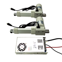 Actionneur linéaire électrique solaire robuste 100 mm 4000N DC 12V, actionneur 24V