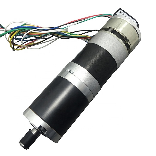 57mm Brushless Dc Planetary Gear Motor Option With Encoder Brake Integrated 12v 24v 36v 48v