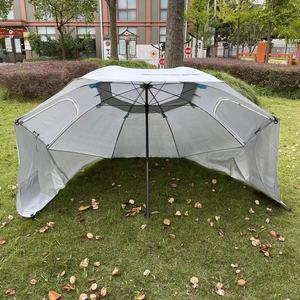 Carpa de Playa Portátil Personalizable de 2.4M, Sombrilla de Poliéster con Varilla de Aleación de Aluminio, Impermeable, para Acampar y Pescar al Aire Libre - Product Image 3