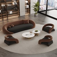 Ensemble de canapés en velours OEM ODM pour usage commercial, idéal pour bureaux, réceptions d'invités, négociations, canapé sectionnel en tissu, fabricant pour projets hôteliers