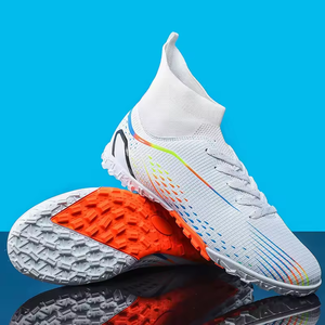 Chaussures de football montantes, chaussures de sport de plein air, chaussures de football d'entraînement de plein air, haute qualité, unisexe, adolescents et enfants - Product Image 5