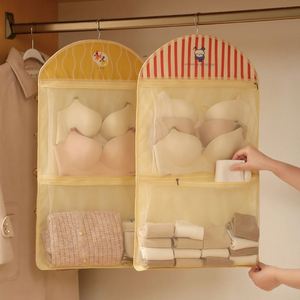 Sac de rangement suspendu de haute qualité pour la maison, organisateur de soutien-gorges et de chaussettes pour armoire de dortoir avec crochet - Product Image 3