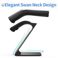 Escáner de Código de Barras USB con Cable Xincode, Escáner de Código de Barras Láser 1D Portátil, Lector de Código de Barras de Mano con Soporte, Pistola de Escaneo GT-3501-B