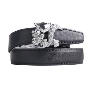 Las mujeres al por menor cinturones de moda de cuero genuino con <span class=keywords><strong>Fox</strong></span> hebilla - Product Image 1